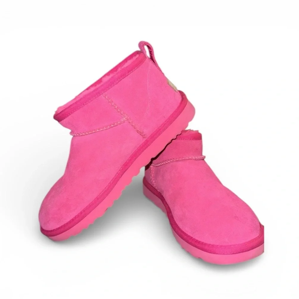 💕UGG Classic Ultra Mini Boot • 3.5" Shaft • Taffy Pink • 38 EU / 7 US • MINT! - Picture 5 of 6